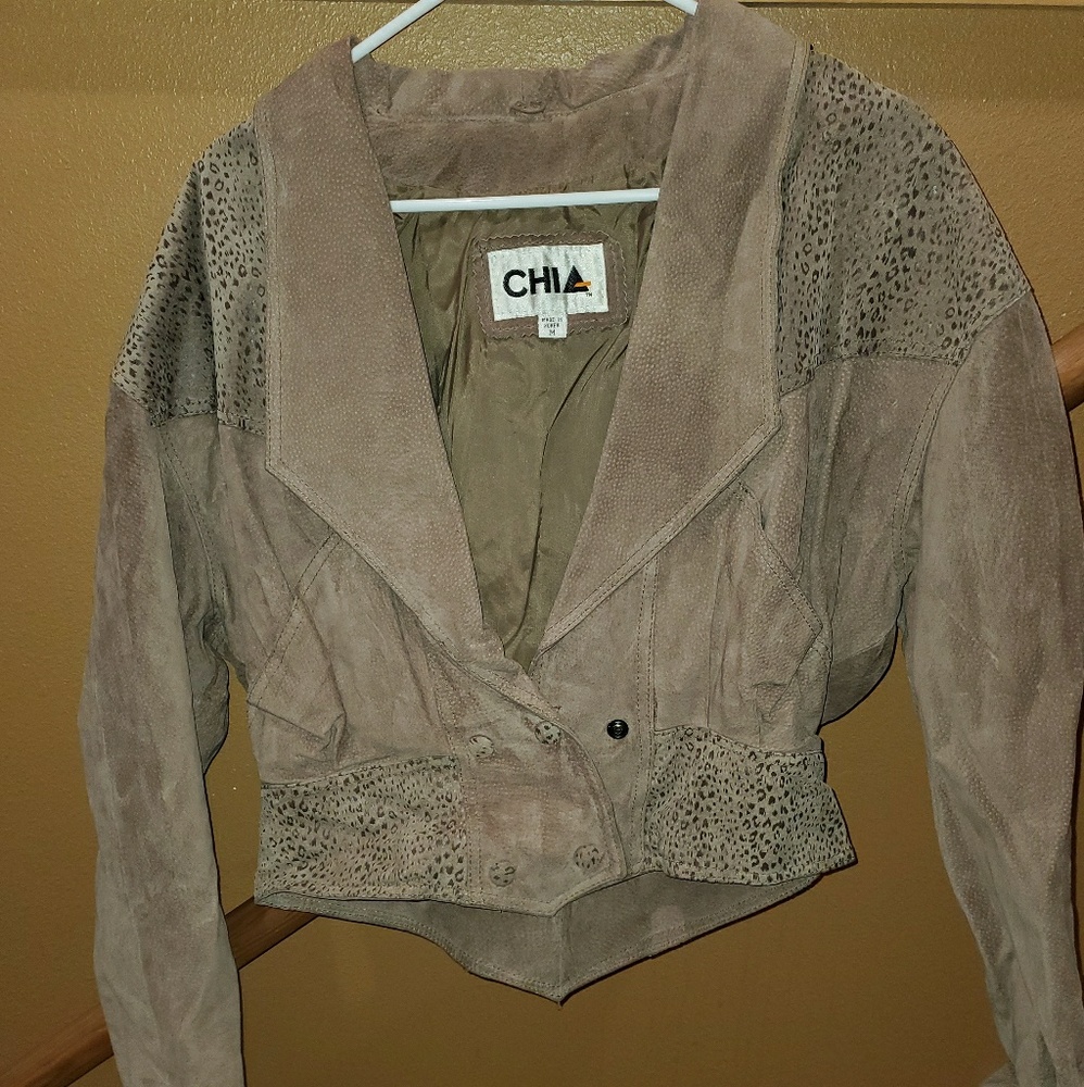 Leather jacket